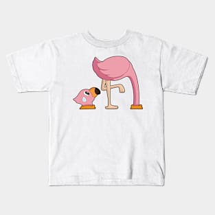 Flamingo Earth hole Kids T-Shirt